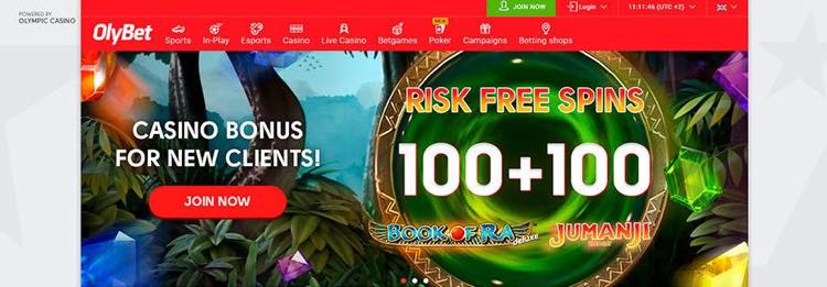 OlyBet-Casino-homepage