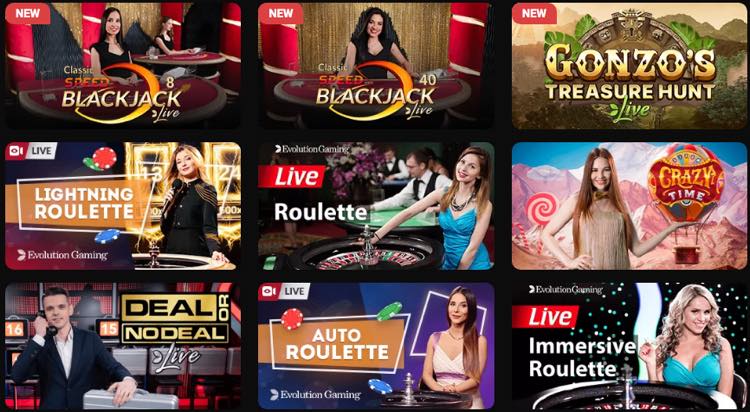 Betchan Casino live casino